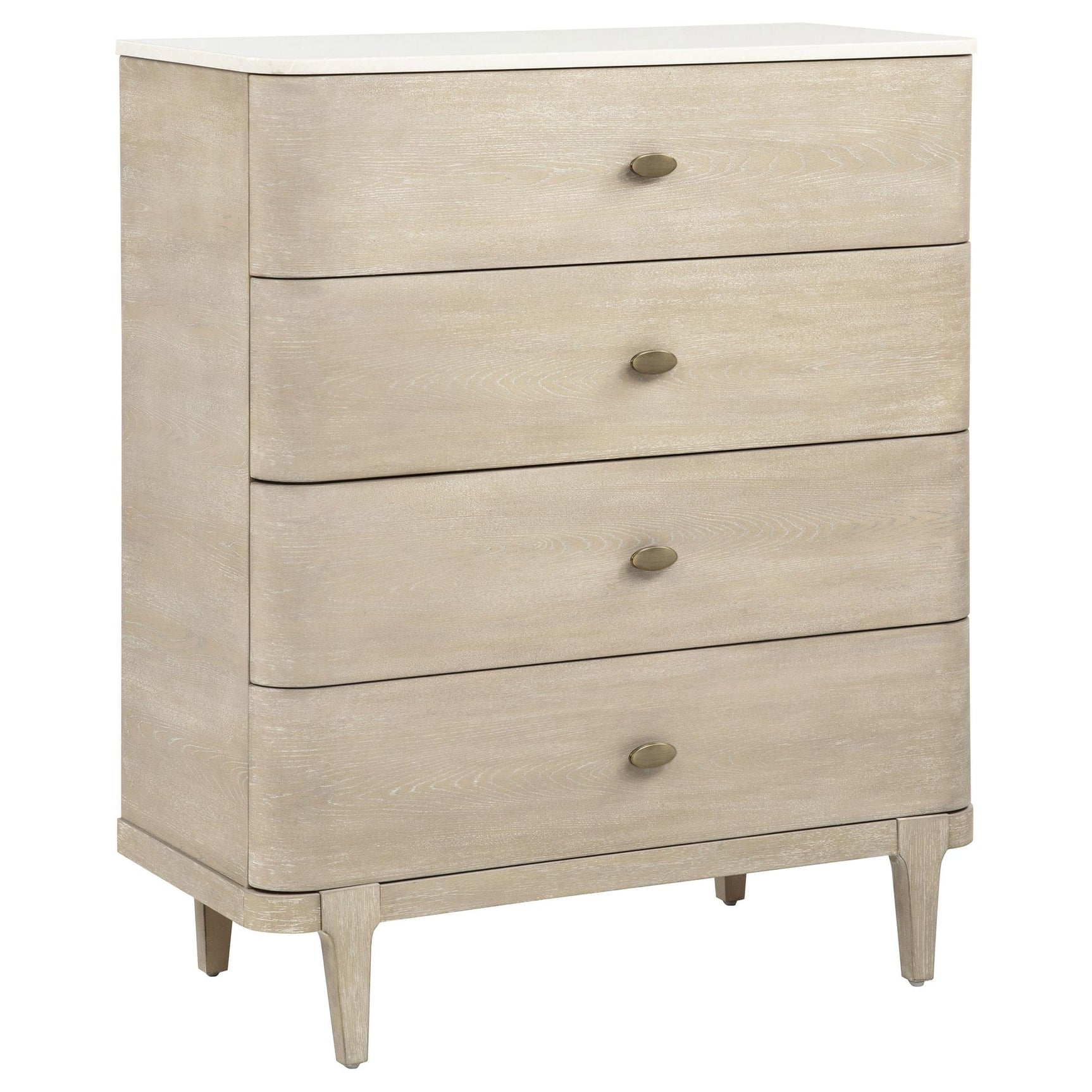 Lucaire 5-drawer Chest of Drawers Sandstone from Ella Furniture