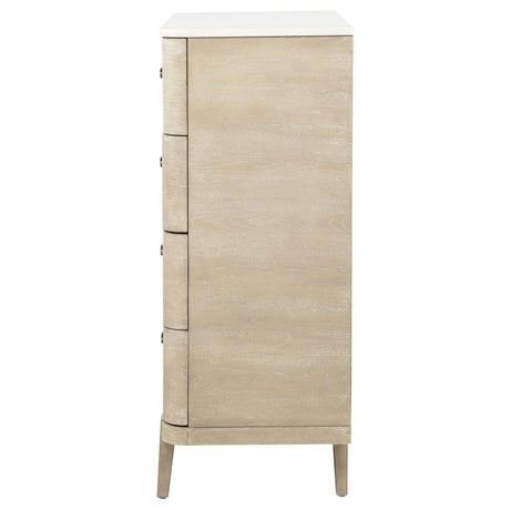 Lucaire 5-drawer Chest of Drawers Sandstone view 4