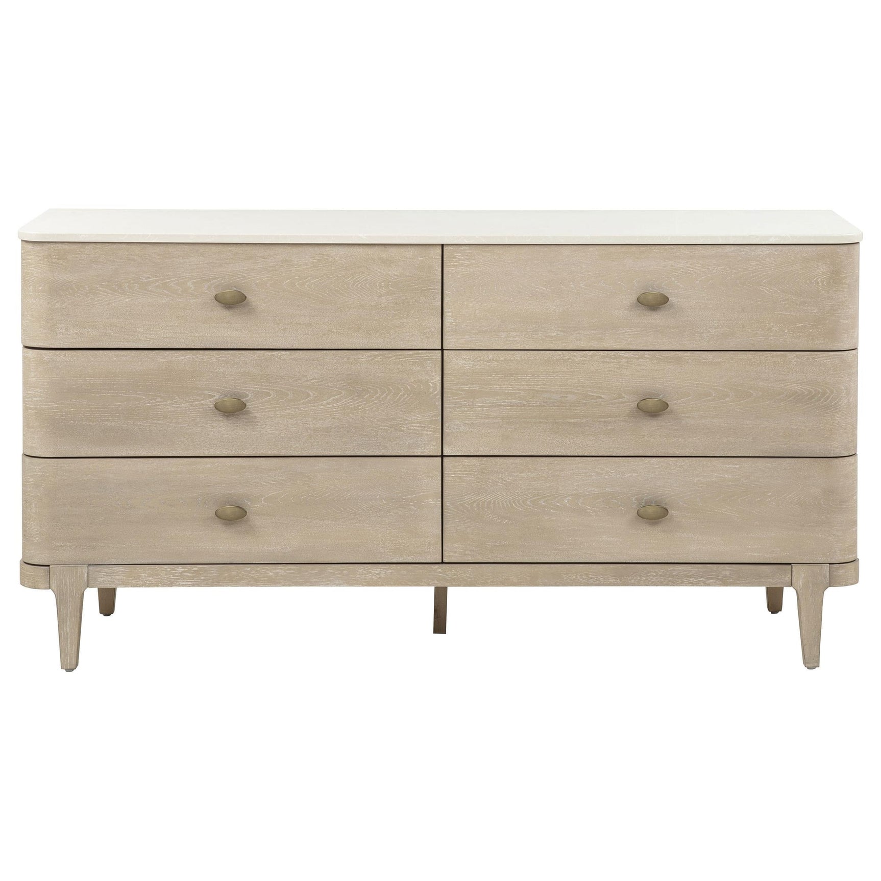 Lucaire 6-drawer Dresser Cabinet Sandstone view 2