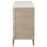 Lucaire 6-drawer Dresser Cabinet Sandstone view 4