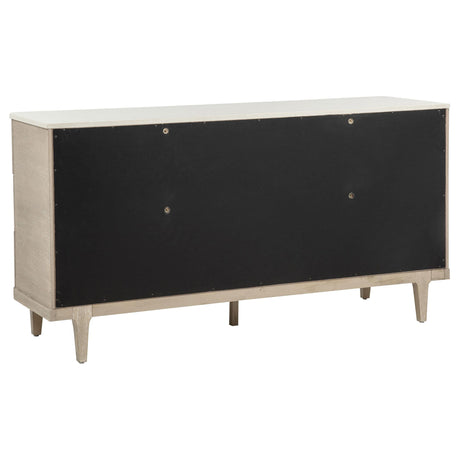 Lucaire 6-drawer Dresser Cabinet Sandstone view 5