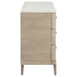 Lucaire 6-drawer Dresser Cabinet Sandstone view 8