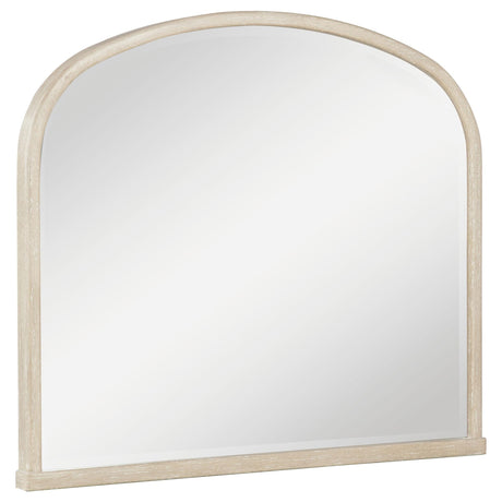 Lucaire Arched Dresser Mirror Sandstone from Ella Furniture