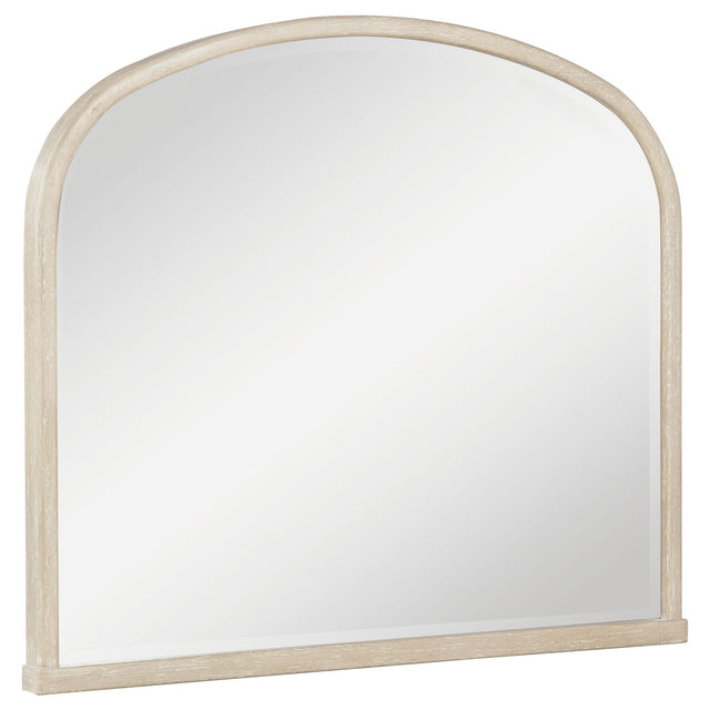 Lucaire Arched Dresser Mirror Sandstone from Ella Furniture