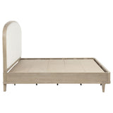 Lucaire Eastern King Upholstered Panel Bed Sandstone view 5
