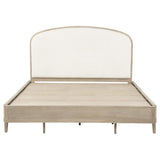 Lucaire Queen Upholstered Panel Bed Sandstone view 3