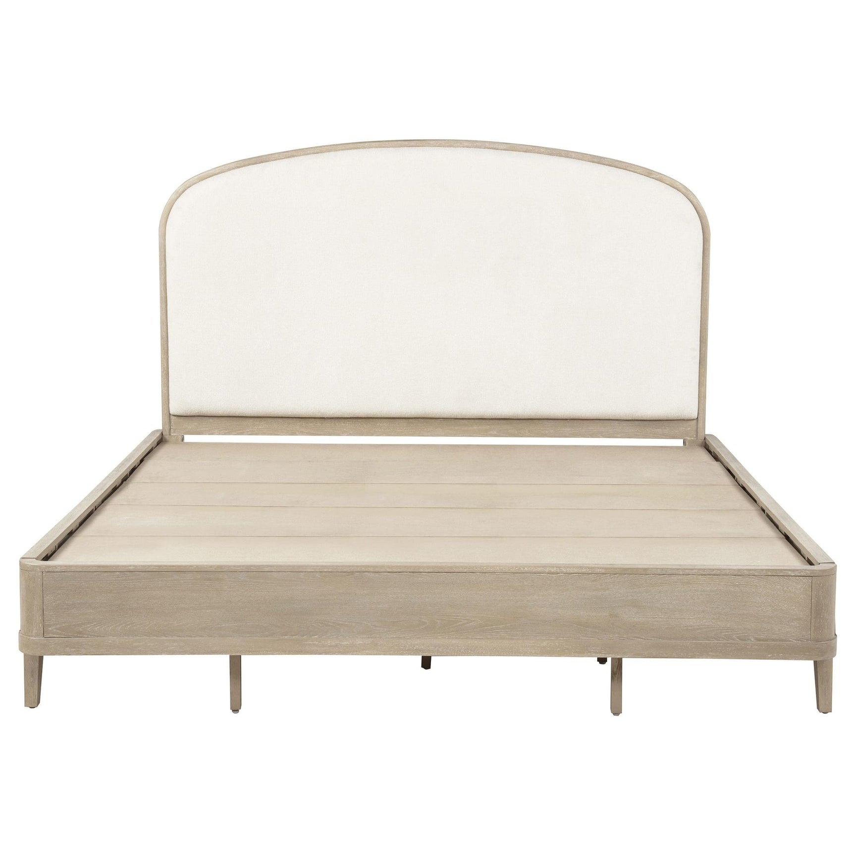 Lucaire Queen Upholstered Panel Bed Sandstone view 3