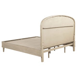 Lucaire Queen Upholstered Panel Bed Sandstone view 4