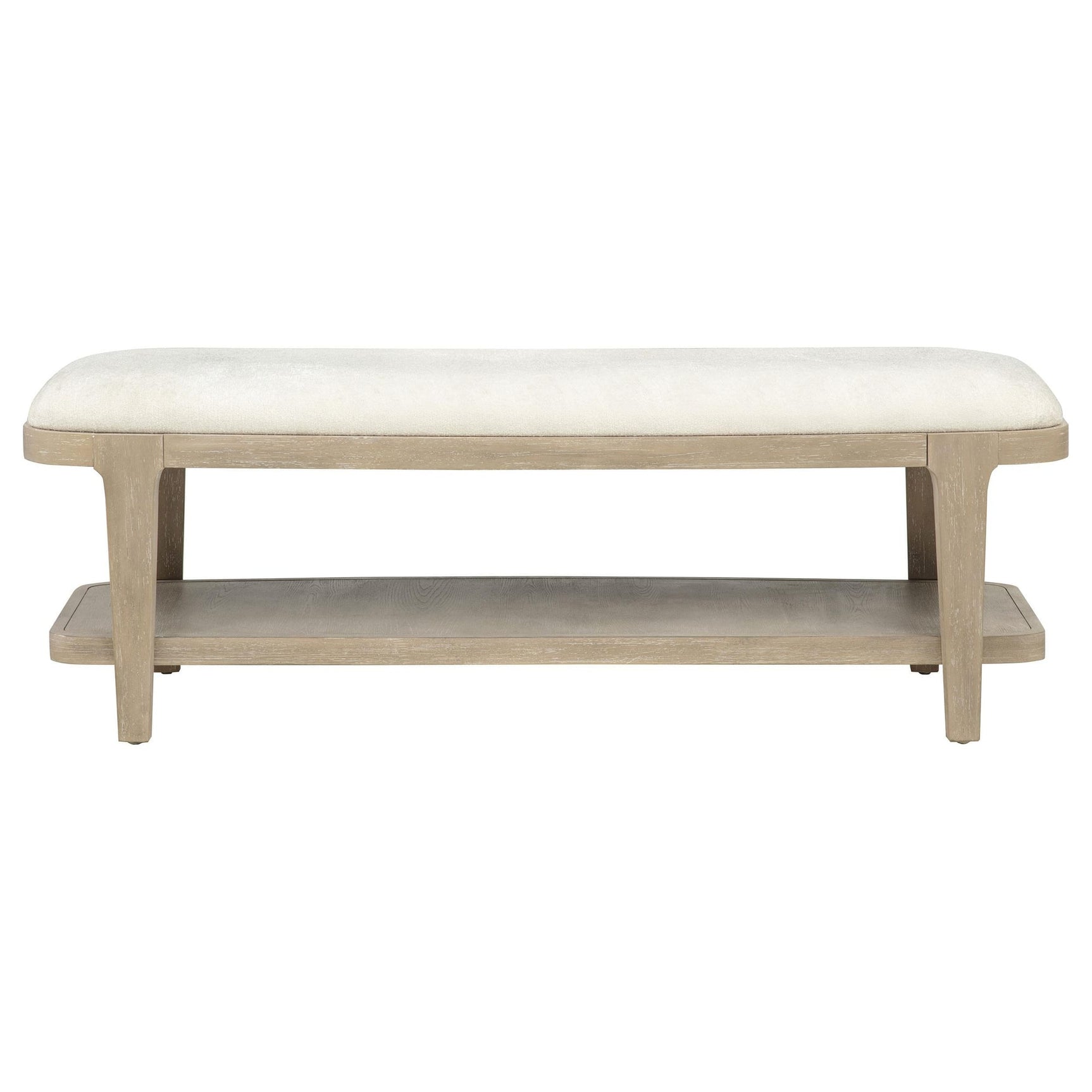 Lucaire Upholstered Bedroom Bench Sandstone view 2