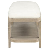 Lucaire Upholstered Bedroom Bench Sandstone view 3