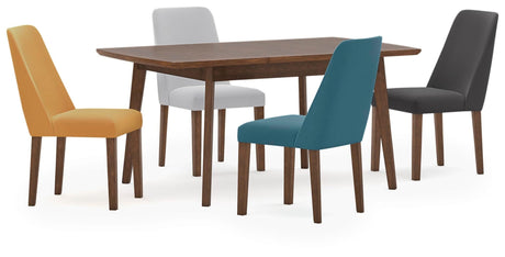 Lyncott Brown Dining Set 2 from Ella Furniture