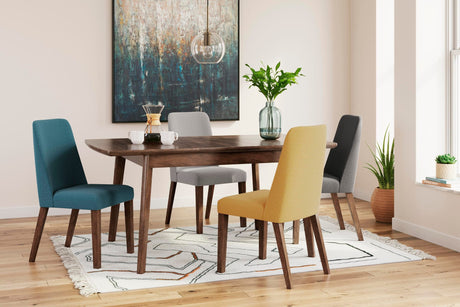 Lyncott Brown Dining Set 2 view 2
