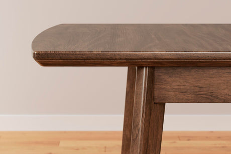 Lyncott Brown Dining Set 2 detail view