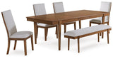 Lyncott Brown Dining Set view 10