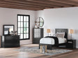 Maribel Black Panel Bedroom Set Queen 4: Bed, Dresser, Mirror, NightStand from Ella Furniture