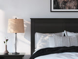 Maribel Black Panel Bedroom Set Full 4: Bed, Dresser, Mirror, NightStand from Ella Furniture