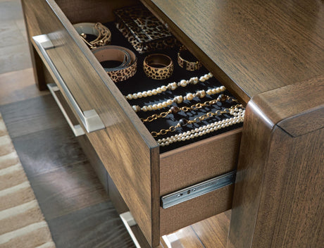Marxmore Brown Chest of Drawers detail view