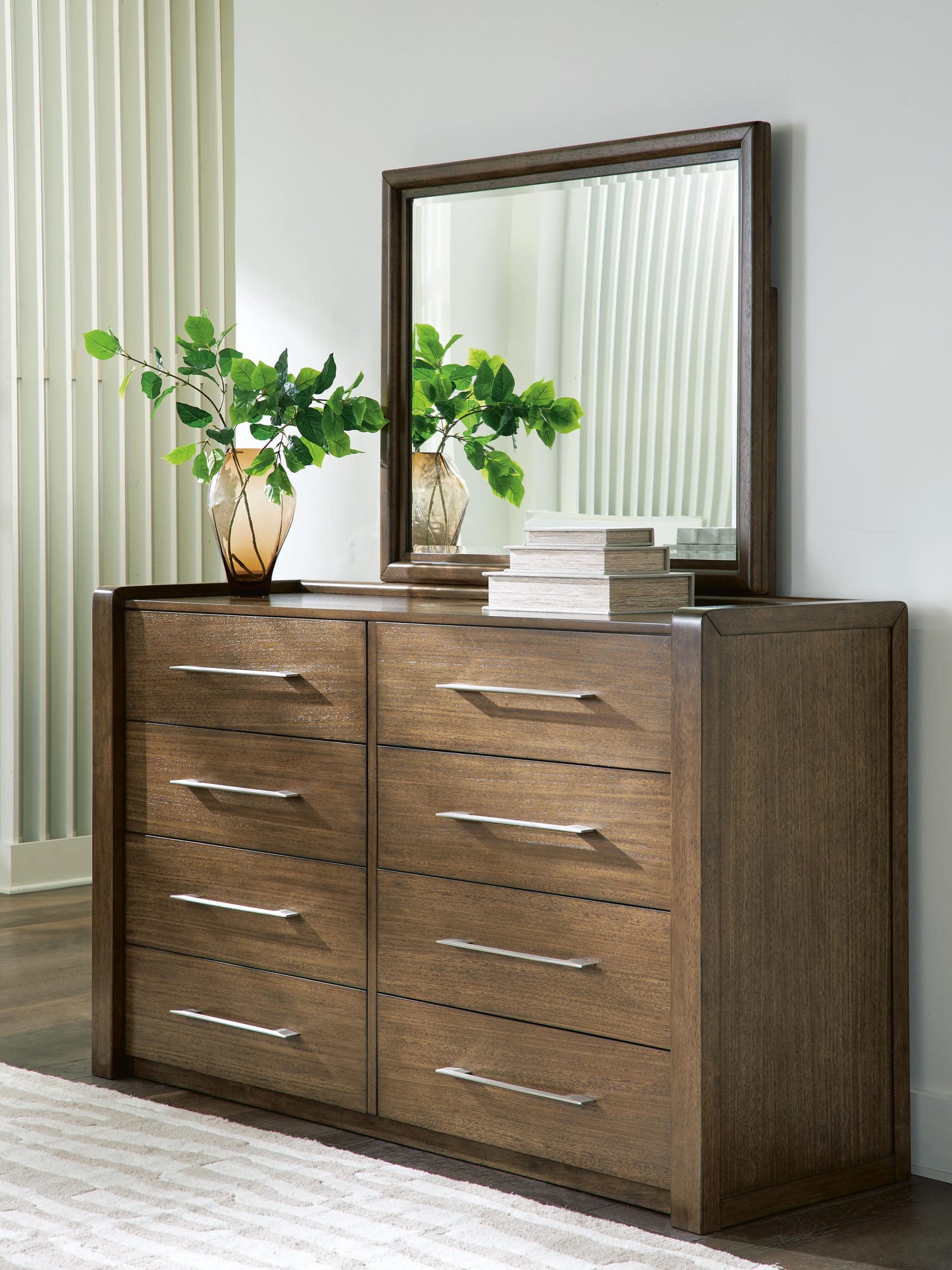 Marxmore Brown Dresser and Mirror from Ella Furniture