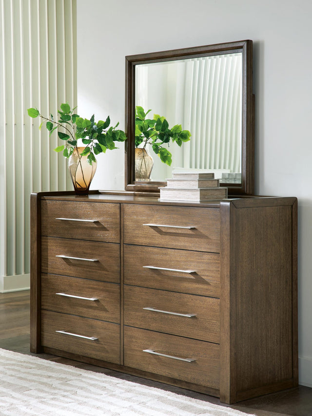 Marxmore Brown Dresser and Mirror from Ella Furniture