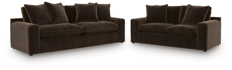 Maxton Bittersweet Heights Sofa and Loveseat view 4