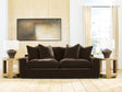 Maxton Heights Bittersweet Chenille,Velvet Sofa from Ella Furniture