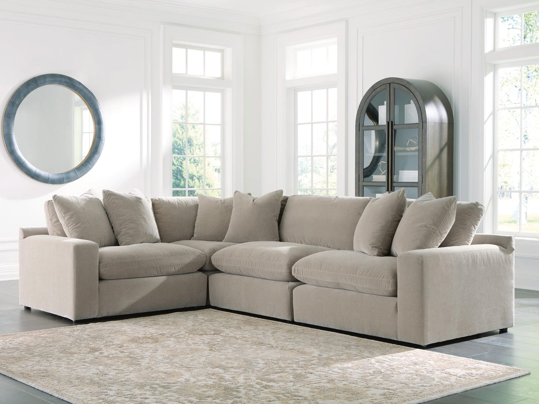 Maxton Heights Pebble 4-Piece Sectional from Ella Furniture