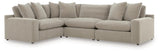 Maxton Heights Pebble 4-Piece Sectional view 3