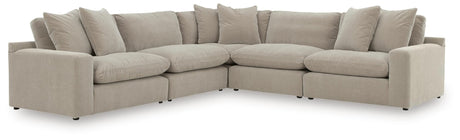Maxton Heights Pebble 5-Piece Sectional view 2