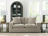 Maxton Heights Pebble Chenille,Velvet Loveseat from Ella Furniture