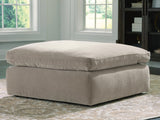 Maxton Heights Pebble Chenille,Velvet Oversized Accent Ottoman from Ella Furniture