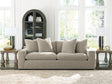 Maxton Heights Pebble Chenille,Velvet Sofa from Ella Furniture