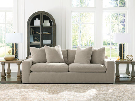 Maxton Heights Pebble Chenille,Velvet Sofa from Ella Furniture