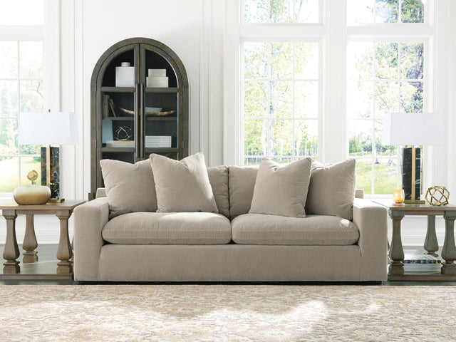 Maxton Heights Pebble Chenille,Velvet Sofa from Ella Furniture