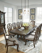 Maylee Dark Brown Dining Set from Ella Furniture