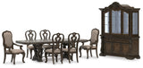 Maylee Dark Brown Dining Set view 20