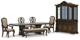Maylee Dark Brown Dining Set view 22