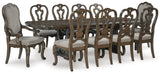 Maylee Dark Brown Dining Set view 25