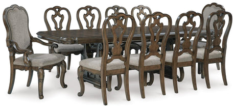 Maylee Dark Brown Dining Set view 25
