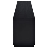 Medina 4-Door TV Stand for TVs up to 85 Inches Black view 6