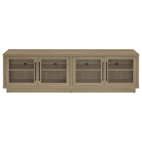 Medina 4-Door TV Stand for TVs up to 85 Inches Latte view 4