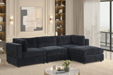 Milan Black Modular Sectional from Ella Furniture
