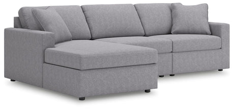 Modmax Granite 3-Piece Sectional Sofa Storage Chaise from Ella Furniture