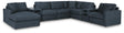 Modmax Ink 8-Piece Sectional with Storage Chaise and Audio Consoles from Ella Furniture