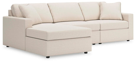 Modmax Oyster 3-Piece Sectional Sofa Storage Chaise from Ella Furniture