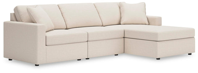 Modmax Oyster 3-Piece Sectional Sofa Storage Chaise from Ella Furniture