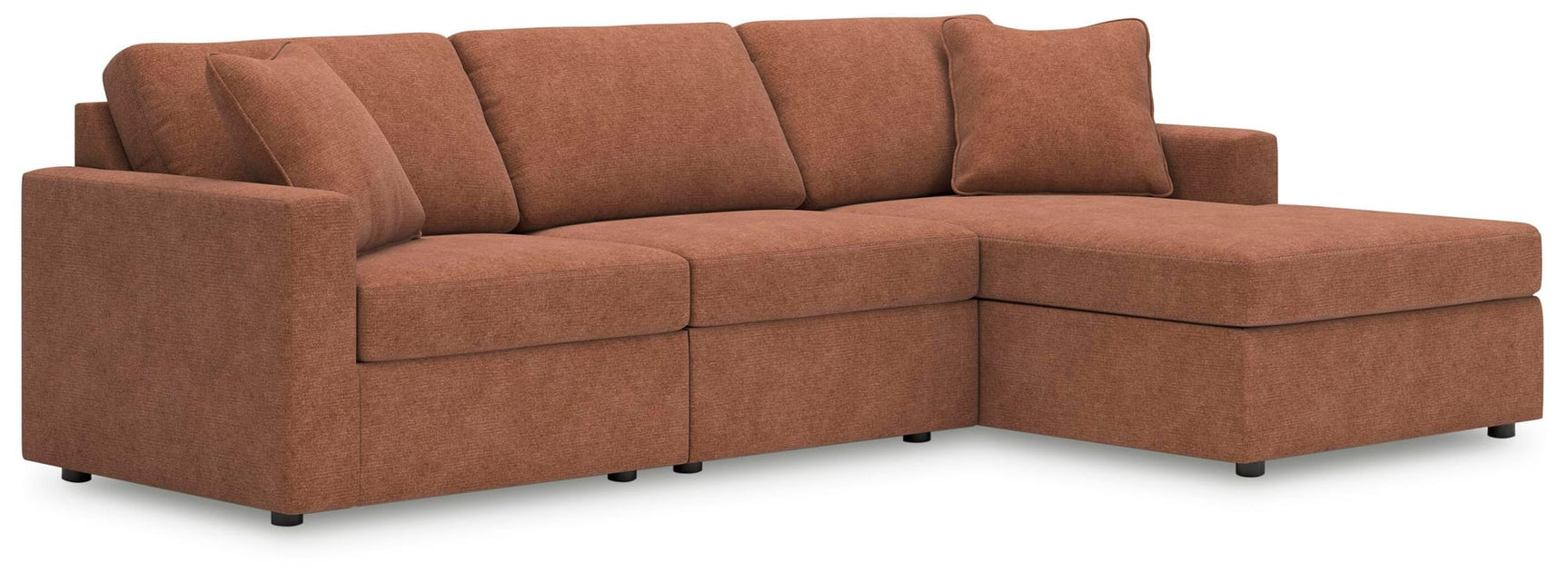 Modmax Spice 3-Piece Sectional Sofa Storage Chaise from Ella Furniture