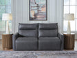 ModZ Blue 2-Piece Power Reclining Sectional Loveseat from Ella Furniture