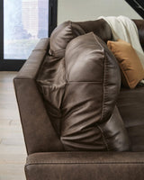 ModZ Chocolate 5-Piece Power Reclining Sectional view 3