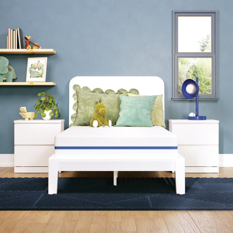 Nectar Foam Kids White Full Mattress from Ella Furniture
