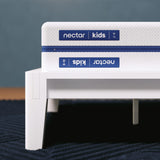 Nectar Foam Kids White Full Mattress detail view